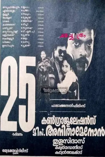 Congratulations Miss Anitha Menon poster