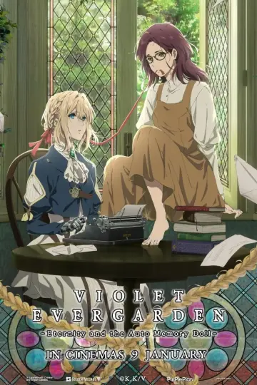 Poster to the movie "Violet Evergarden: Eternity and the Auto Memory Doll" #91731