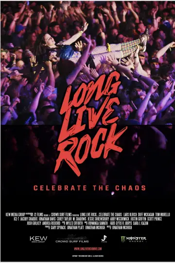 Poster to the movie "Long Live Rock... Celebrate the Chaos" #1157279