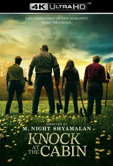 Poster to the movie "Knock at the Cabin" #290319
