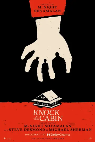 Poster to the movie "Knock at the Cabin" #864156
