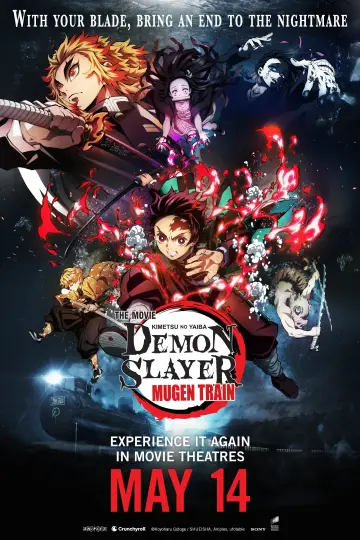 Poster to the movie "Demon Slayer -Kimetsu no Yaiba- The Movie: Mugen Train" #835090