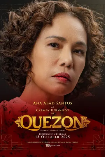 Poster to the movie "Quezon" #658726