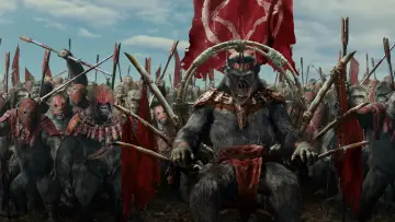 Backdrop to the movie "Kingdom of the Planet of the Apes" #557959