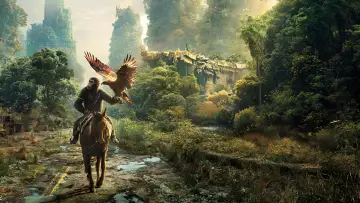 Backdrop to the movie "Kingdom of the Planet of the Apes" #832859
