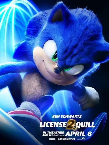 Poster to the movie "Sonic the Hedgehog 2" #5062