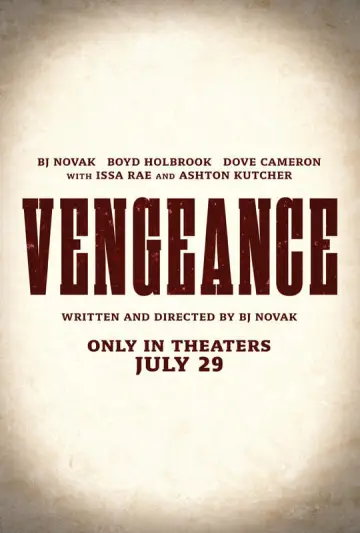 Poster to the movie "Vengeance" #110948