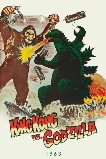Poster to the movie "King Kong vs. Godzilla" #1027656
