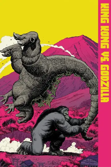 Poster to the movie "King Kong vs. Godzilla" #1027665