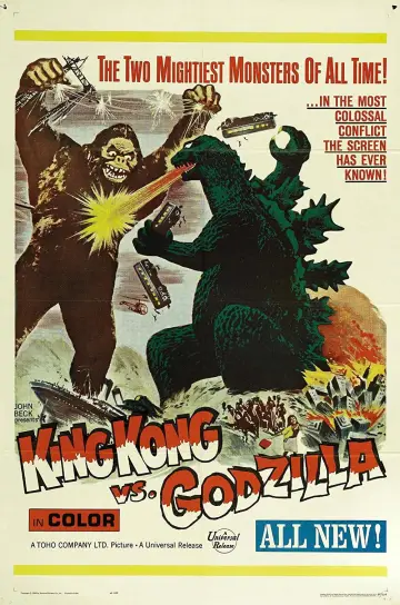 Poster to the movie "King Kong vs. Godzilla" #1027671