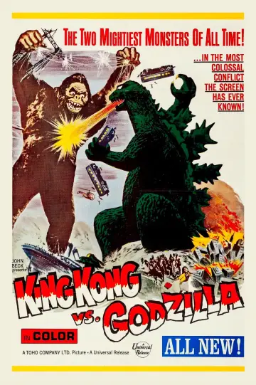 Poster to the movie "King Kong vs. Godzilla" #1027678