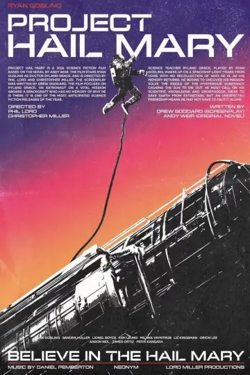 Poster to the movie "Project Hail Mary" #1196597
