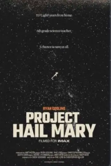 Poster to the movie "Project Hail Mary" #813378