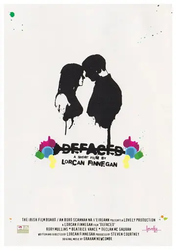 Defaced poster