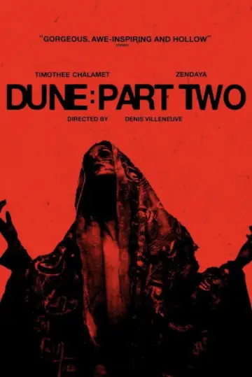 Poster to the movie "Dune: Part Two" #529449
