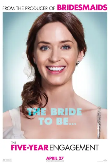 Poster to the movie "The Five-Year Engagement" #901156
