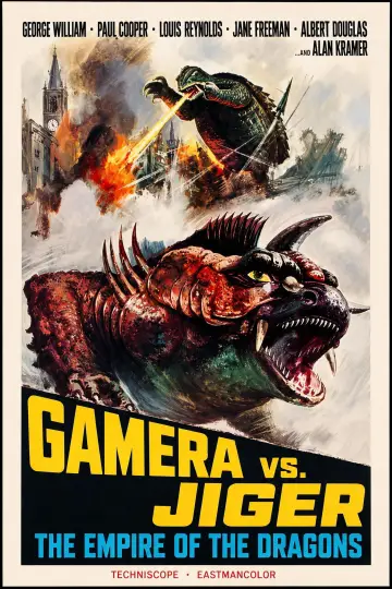 Poster to the movie "Gamera vs. Jiger" #1204069