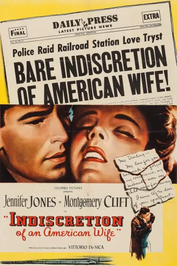 Poster to the movie "Indiscretion of an American Wife" #1113437