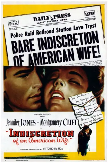 Poster to the movie "Indiscretion of an American Wife" #1211394