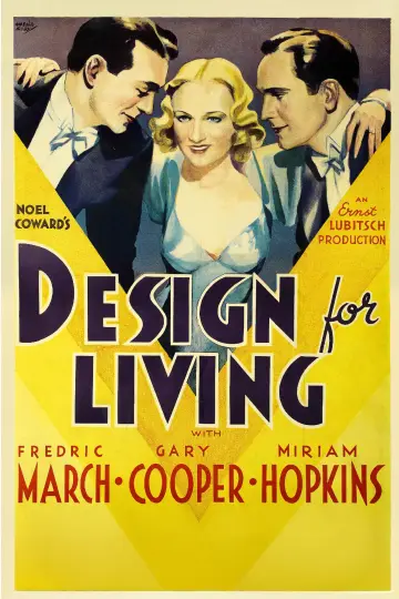 Poster to the movie "Design for Living" #1108470
