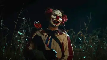 Backdrop to the movie "Clown in a Cornfield" #588681