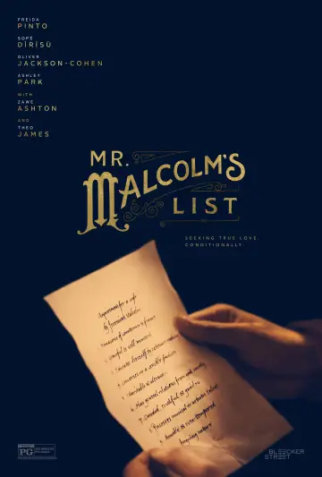 Poster to the movie "Mr Malcolm
