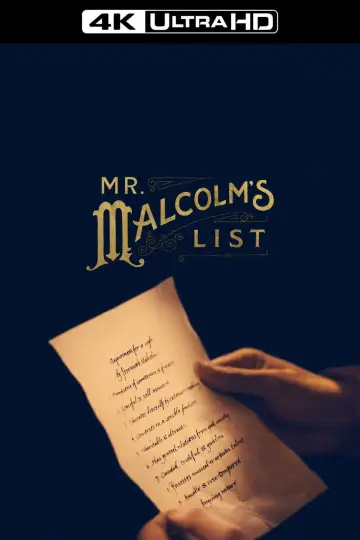 Poster to the movie "Mr Malcolm