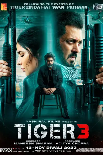 Poster to the movie "Tiger 3" #947097