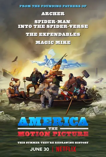 Poster to the movie "America: The Motion Picture" #113590