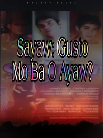 Sayaw poster
