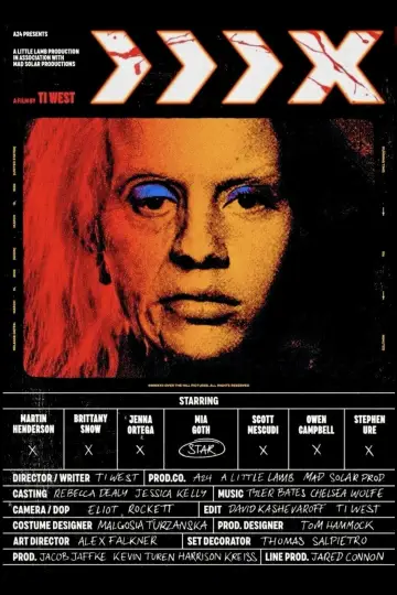 Poster to the movie "X" #1156174