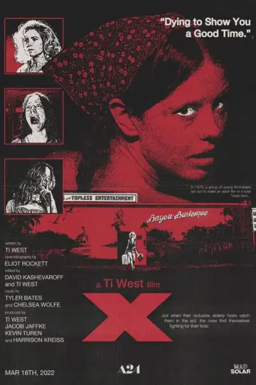Poster to the movie "X" #1156179