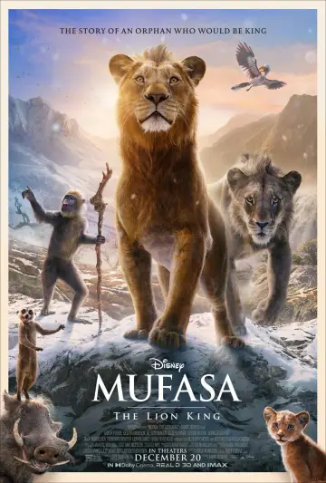 Poster to the movie "Mufasa: The Lion King" #557262
