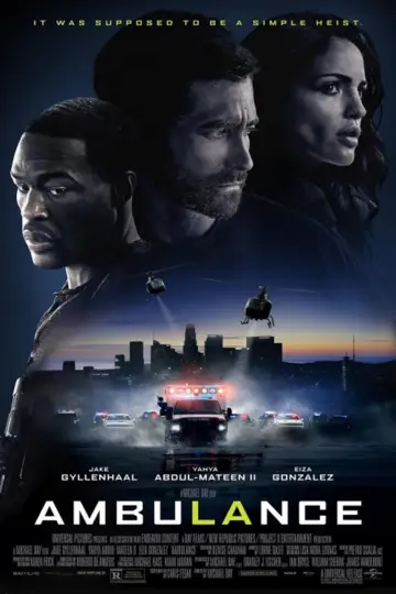 Poster to the movie "Ambulance" #720185