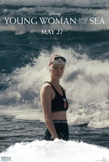 Poster to the movie "Young Woman and the Sea" #618458