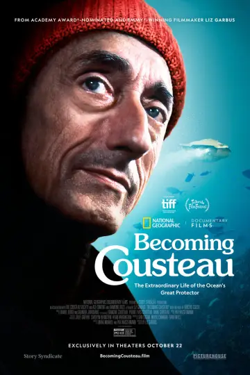 Poster to the movie "Becoming Cousteau" #1616153