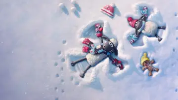 Backdrop to the movie "Shaun the Sheep: The Flight Before Christmas" #334331
