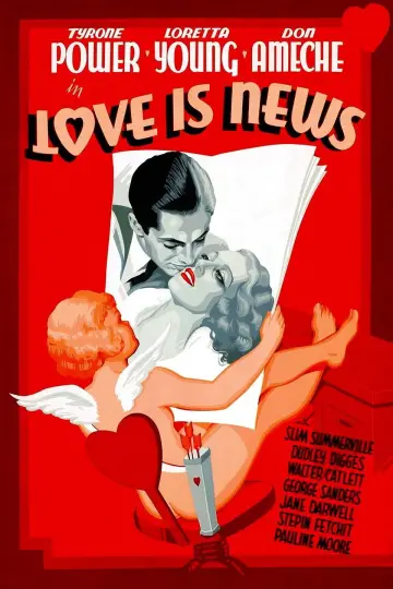 Poster to the movie "Love Is News" #1616402