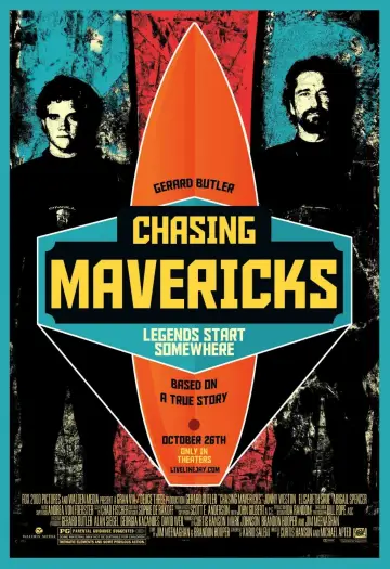 Poster to the movie "Chasing Mavericks" #245294