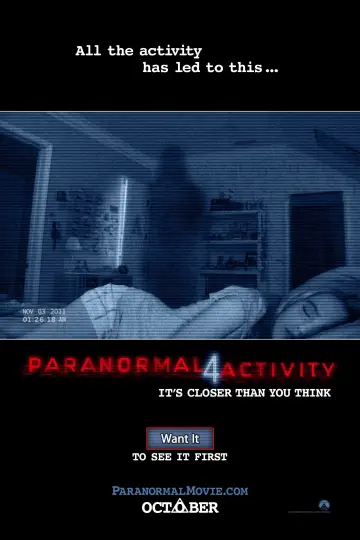 Poster to the movie "Paranormal Activity 4" #1007795