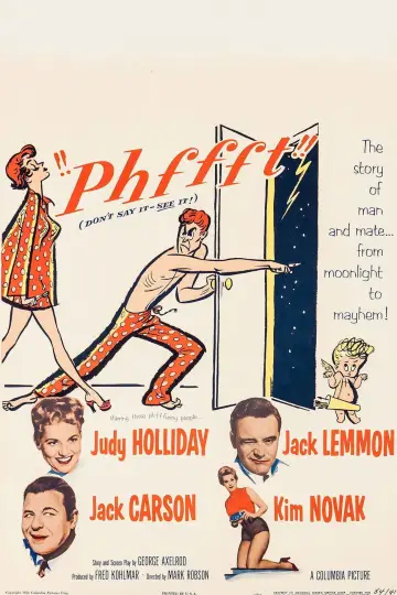 Poster to the movie "Phffft" #1615841