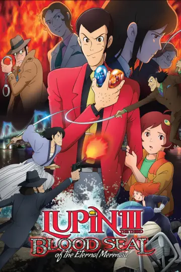 Poster to the movie "Lupin the Third: Blood Seal of the Eternal Mermaid" #1042548