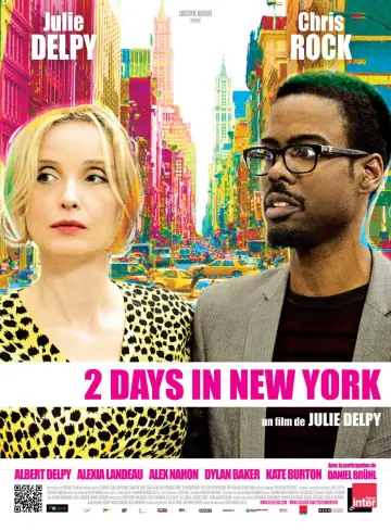 Poster to the movie "2 Days in New York" #1068169