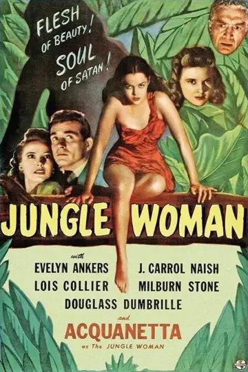 Poster to the movie "Jungle Woman" #1658292