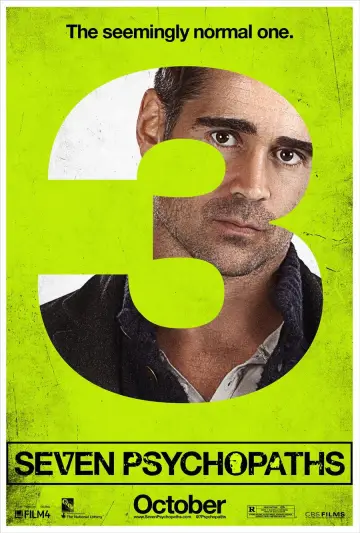 Poster to the movie "Seven Psychopaths" #862152