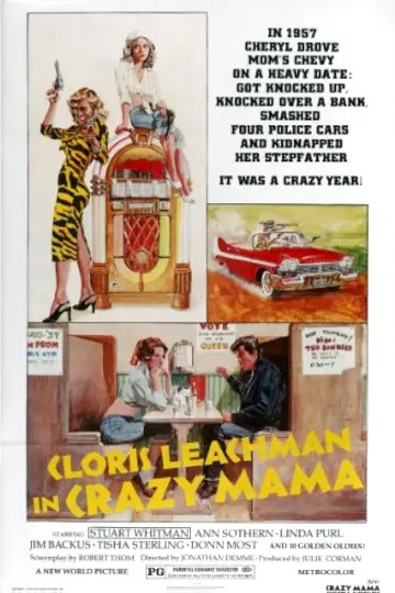 Poster to the movie "Crazy Mama" #1038148