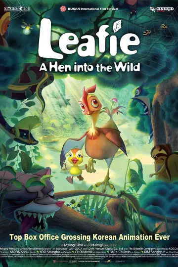 Poster to the movie "Leafie, a Hen Into the Wild" #1036437