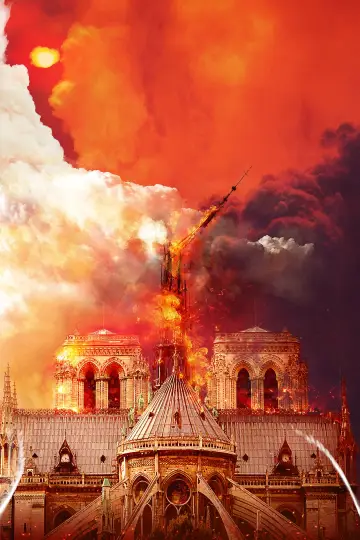 Poster to the movie "Notre-Dame on Fire" #388172