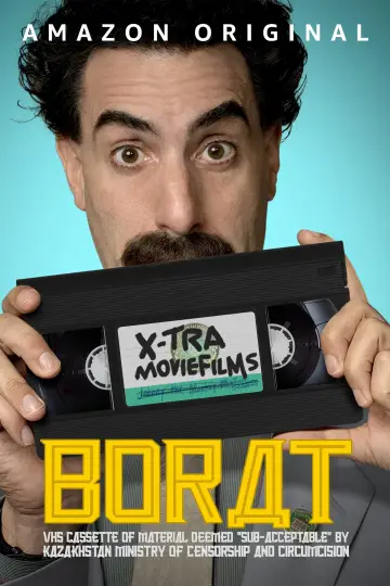 Poster to the movie "Borat: VHS Cassette of Material Deemed "Sub-Acceptable" by Kazakhstan Ministry of Censorship and Circumcision" #1065622