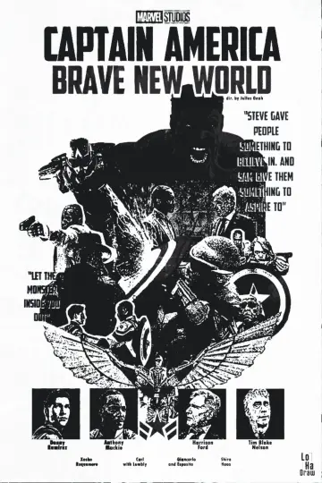 Poster to the movie "Captain America: Brave New World" #1155652